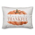 thumbnail image 2 of Creative Products Always be Thankful 14x20 Spun Poly Pillow, 2 of 3