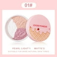 thumbnail image 1 of Loose Powder Powder Oil Setting Powder Powder Brightening Powder Pearlescent Powder Three Color Powder, Loose White, 1 of 9
