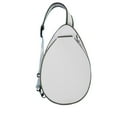 thumbnail image 2 of Baoblaze Tennis Bag Portable Lightweight Women Men Paddle Holder Carrier Racket Cover White Green Edges, 2 of 8