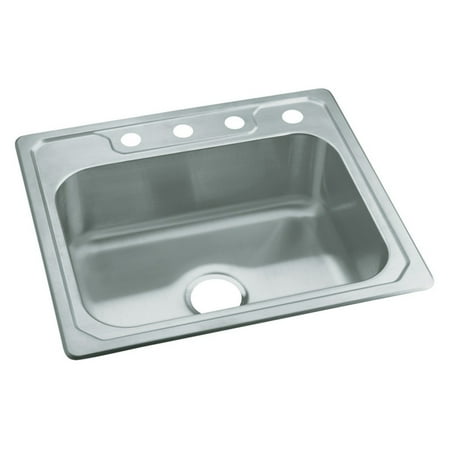 Sterling by Kohler Middleton® 14631-4 Single Basin Drop In Kitchen Sink