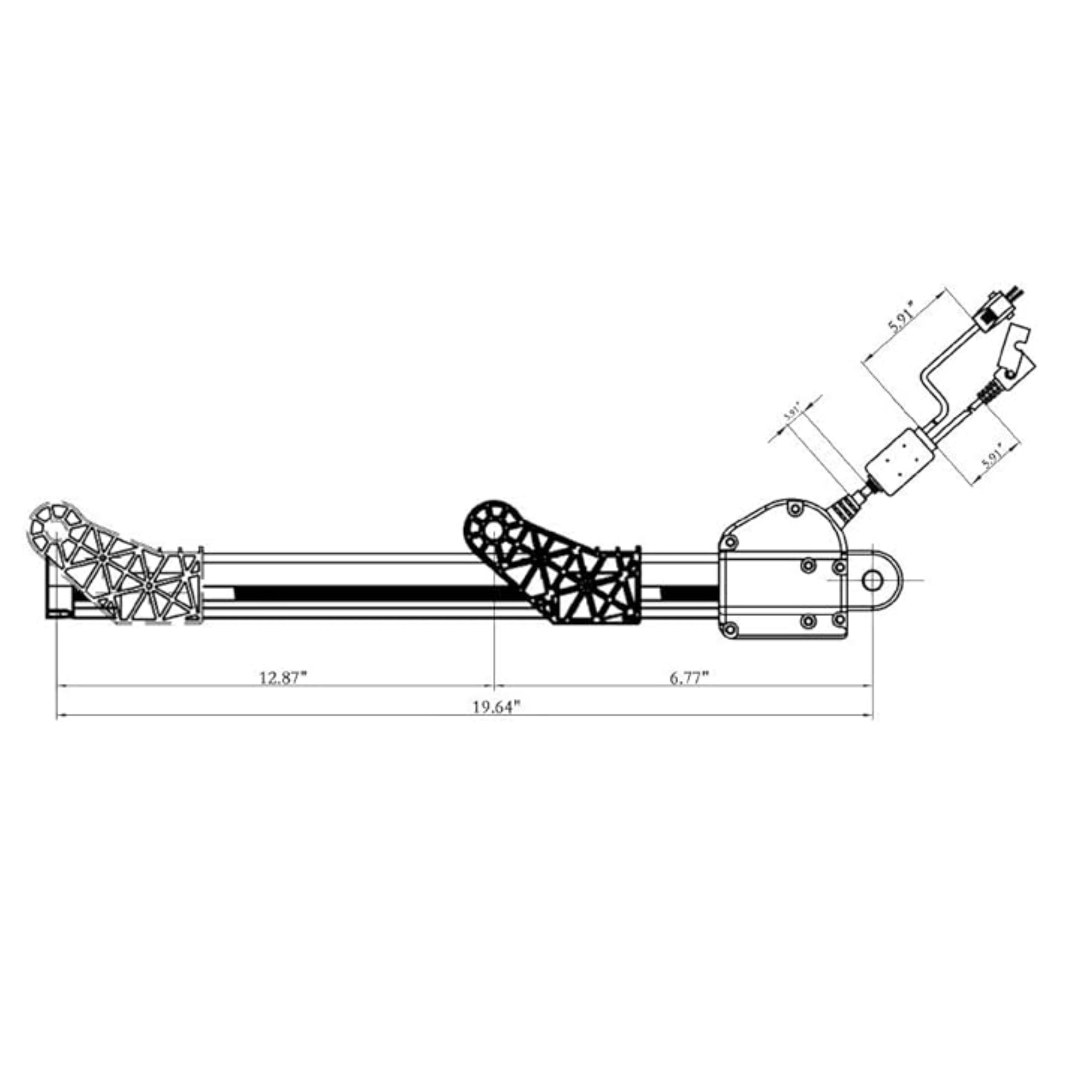 Kaidi Linear Actuator Model KDPT007-141 for Electric Recliner Sofa Lift Chairs Motor Replacement
