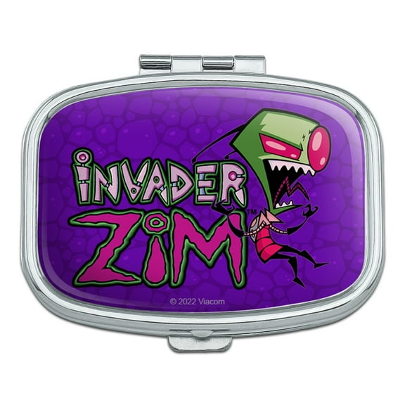 Invader Zim Rectangle Pill Case Trinket Gift Box
