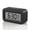 Black, variant on DAYBETTER Square Digital Alarm Clock, USB charging Clock Mini , Bedside Clock with Night Light, Large Display, Snooze, Temperature, for Living Room, Bedroom, Office