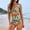 Yellow, variant on Swimming Women Swimwears Back Tether Peplum Belt Tennis Swimsuit for Women Yellow L