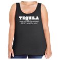 thumbnail image 1 of Tequila May Not Be The Answer Womens Tank Top, 1 of 1