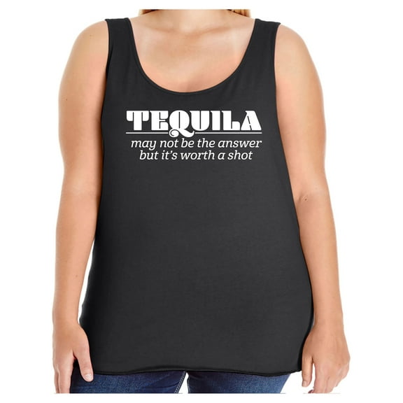 Tequila May Not Be The Answer Womens Tank Top