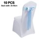 thumbnail image 2 of 10 Uds. De lazos de satén para sillas, lazos para decoración de eventos, bodas, banquetes y fiestas, 2 of 5
