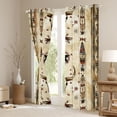 thumbnail image 3 of Feelyou Tribal Sheep Skull Blackout Curtains Set of 2 (52x84 Each) for Men, Hippie Texas Stars Window Curtains, Rustic Farmhouse Cabin Curtains and Drapes, Living Room Curtains Decor, 3 of 6