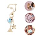 thumbnail image 3 of Unique Bargains 1 Pc Stylish Starfish Octopus Handbag Charm Bag Accessories 3.43″ Gold Tone Blue, 3 of 5