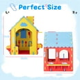 thumbnail image 6 of iYofe Playhouse for Kids Toddlers, Indoor & Outdoor PlayHouse, EVA Play Houses with Pretend Kitchen/Food/Cookware Set/Chair, Girls Boys Pretend Play Toy Gift, Screwless Easy Assembly, 6 of 6
