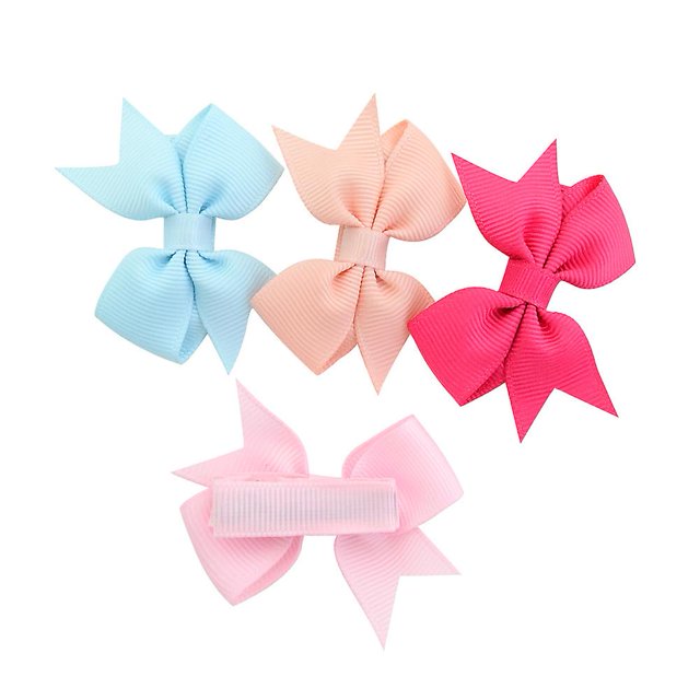 Seis orejas de color sólido acanalado Fishtail Bow Pinzas para el cabello Accesorios para el cabello Gorros para niños Arcos Pinzas para el cabello para niños Princesa linda Accesorio para el cabello ShuxiuWang 8390613651730