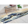 thumbnail image 4 of The Great Wave Rug, Japanese Rug, Wave Off Kanagawa Rugs, Reproduction Rug, Gift For The Home, Outdoor Rug, Non-Slip Carpet, Indoor Rug, 3.3'x9.2' - 100x280 cm, 4 of 9