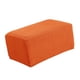 thumbnail image 2 of Cubierta de puf otomano Perfecl de jacquard elásticas Naranja, 2 of 8