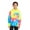 Neon Rainbow, variant on Port & Company Youth Tie-Dye Pullover Hooded SweatShirt PC146Y