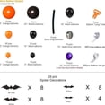 thumbnail image 2 of Arco de globos de Halloween, corona decorativa de globos de Halloween,, 2 of 5