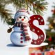 thumbnail image 3 of Adornos navideños personalizados con letras 2025 | Colgante acrílico para decorar el árbol | Adornos navideños personalizables para la decoración del hogar, 3 of 6