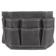 thumbnail image 2 of Bolsa de herramientas de cintura de lona encerada húmeda impermeable con múltiples bolsillos para jardinería y carpintería, 2 of 14
