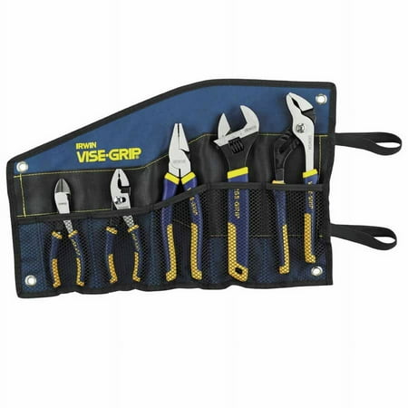 UPC: 0038548040806 | VISE-GRIP® 5-PC ProPlier Kitbag Set  Slip Joint/Diagonal/Lineman Plier/Adjustable Wrench/Groove Joint