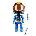 thumbnail image 2 of Q Version Motorcycle Helmet Rider Exquisite Model Deformable Toy, Transformable Design That Separates The Body From The Helmet And Folds To Store Inside The Helmet, For Motorcycle, 2 of 6