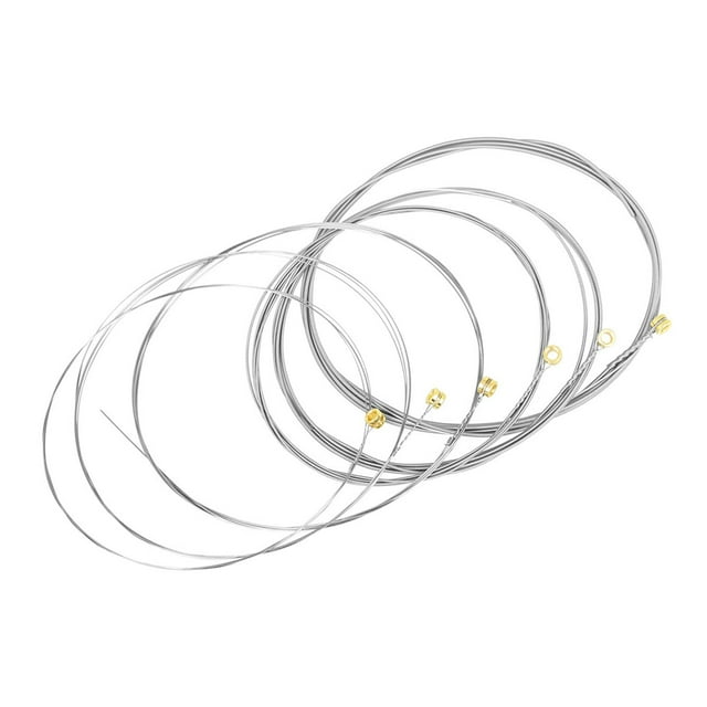 Milaget Ensemble de 6 Cordes de Guitare Électrique Facile à Installer Accessoires d'Instrument de Musique