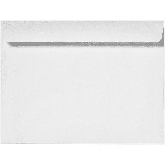 LUXPaper 9 1/2 x 12 5/8 Booklet Envelopes, Bright White, 50/Pack