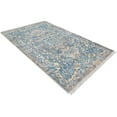 thumbnail image 6 of RUGSOTIC CARPETS Machine Woven Crossweave AREA RUGS - 10'x13', Rectangle,Gray Blue,Classic Oriental Traditional , Low Pile Machine Made Area Rugs for Living Room, Bed Room (M00100), 6 of 9