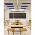thumbnail image 4 of Fluorescent Light Covers for Ceiling Lights 2 Pack, Navy Blue Magnetic Classroom Light Covers 4x2 Feet, Modern Solid Color Blue Cosatal Fluorescent Ceiling Filters for Office Classroom, 4 of 7