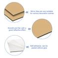 thumbnail image 3 of Uxcell 72Pack 1.2 x 1.2 Inch Mosaic Mirror Tiles, Medium Brown Self-Adhesive Glass Stickers, 3 of 6