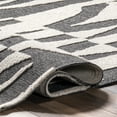 thumbnail image 4 of nuLOOM Jenice Handmade Modern Abstract Area Rug, 4' x 6', Charcoal, 4 of 9