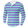 thumbnail image 1 of Blusas y camisas de manga larga con cuello redondo para hombre, estilo casual, cuello redondo, estampado, para fitness, deportes, manga larga, blusa de poliéster., 1 of 4