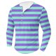 thumbnail image 1 of Blusas y camisas de manga larga con cuello redondo para hombre, estilo casual, cuello redondo, estampado, para fitness, deportes, manga larga, blusa de poliéster., 1 of 4