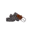 thumbnail image 4 of Cinturón Elástico de tejido con Hebilla de metal transpirable Ajustable unisex Negro Gris un tamaño uxcell, 4 of 7