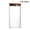 thumbnail image 2 of Glass Kitchen Storage Canister Large Capacity Storage Jar for Food Storage Organization  10*25cm, 2 of 7