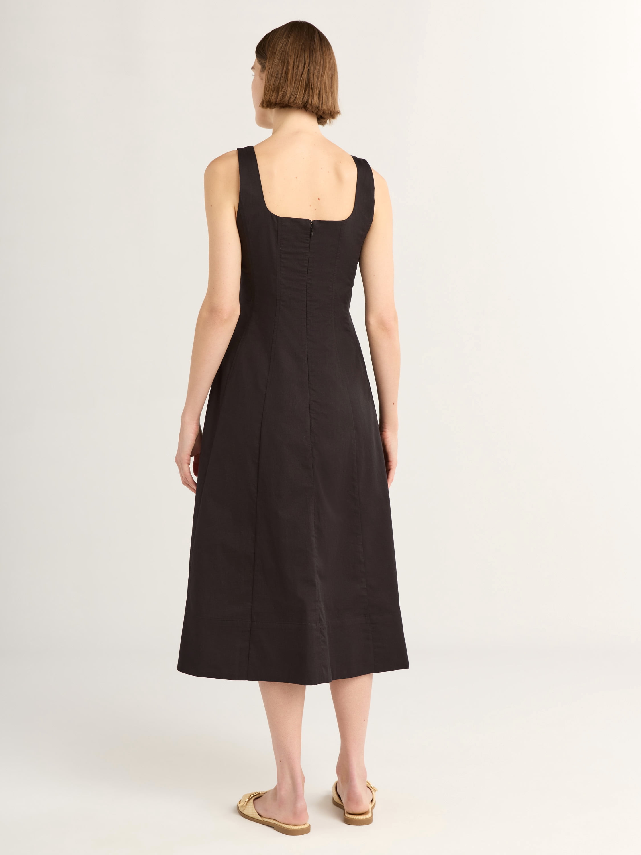 Free Shipping! Free Assembly Women's Sleeveless Square Neck Cotton