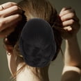 thumbnail image 2 of EeaseMX Extensión de cabello de fibra sintética, moño con clip para la mandíbula, peluca, postizo para novias., 2 of 8