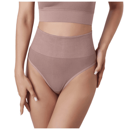 Fulorrnie Underwear for Women Seamless High Waist Comfort Panty Sport Band Moisture Wicking Panties Light Purple XL
