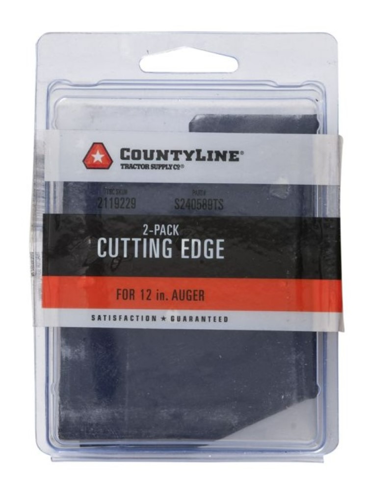 CountyLine 71703 Cutting Edges for 12 in. Auger 2Pack
