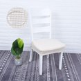 thumbnail image 4 of Funda de asiento, 4 piezas Elástico Jacquard Silla Cojín de asiento Funda de asiento de silla Rendimiento sólido, 4 of 8