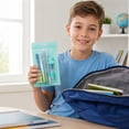 thumbnail image 5 of Cute Dinosaur Stationery Set 6 Piece, Kids School Supplies Bundle with Pencil Sharpener Eraser Ruler, Back to School Gifts Classroom Rewards for Boys Girls, Pink Bag, 5 of 5