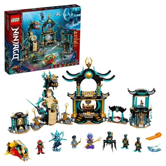 LEGO NINJAGO Temple of the Endless Sea 71755 Building Toy Includes NINJAGO Kai (1,060 Pieces)