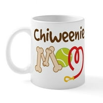 CafePress - Chiweenie Dog Mom Mug - 11 oz Ceramic Mug - Novelty Coffee Tea Cup