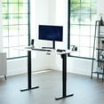 thumbnail image 2 of VIVO Electric 63” x 32” Stand Up Desk, White Table Top, Black Frame, 2 of 8