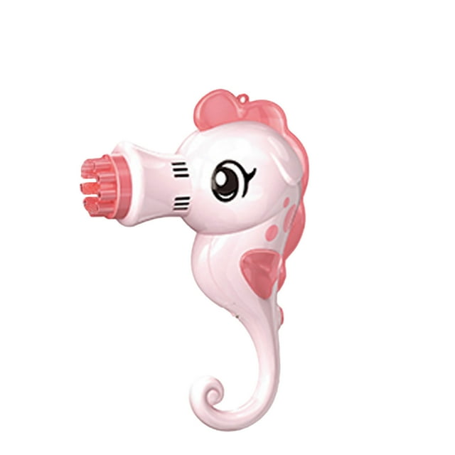 Children Blowing Bubble Machine Spray Bubble 9 Hole Cute Hand Bubble Machine 30ml