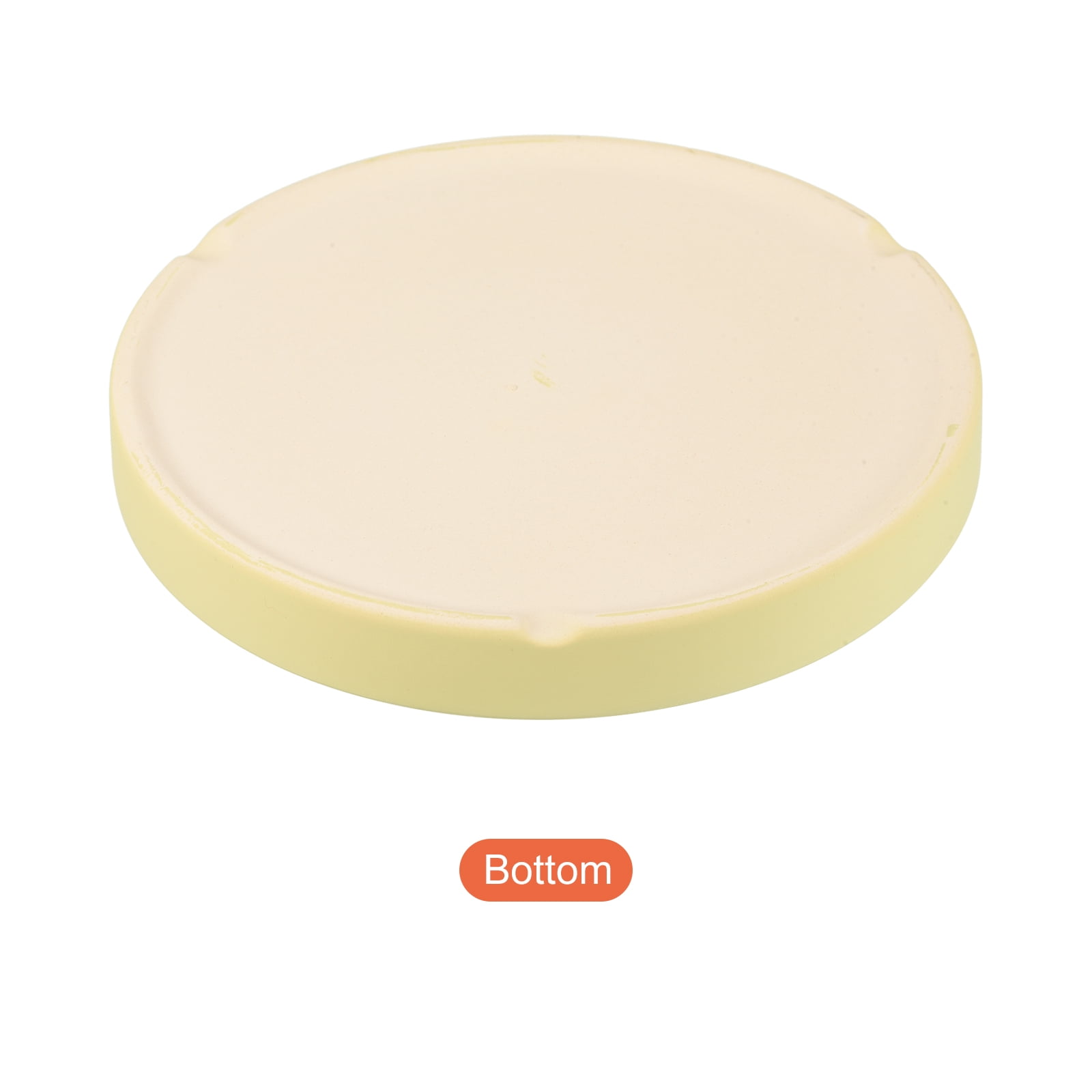Uxcell 6" Ceramic Round Planter Saucer Flower Pot Drip Tray Coaster, Chartreuse 2 Pack