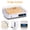 35 Eggs, variant on 48H Pro 48 Eggs Incubator with Fully Automatic Egg Turner, LED Egg Candler, Auto Temperature & Humidity Control, Fahrenheit Dual Display, Storage Compartment for 110V 85W US Plug