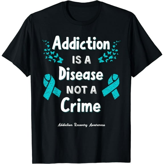 Addiction Recovery Awareness Support To Overcome Addictions T-Shirt