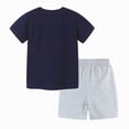thumbnail image 6 of Kaprioy Toddler Boy Firetruck Outfit Fire Engine Print Short Sleeve Tee and Drawstring Shorts 2-Piece Set Toddler Boys Summer Clothes, 6 of 7