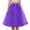 Purple, variant on Cxenplz 1950s Vintage Knee Length Crinoline Petticoats for Women Tulle Skirts for Under Dresses 50s Clothing