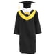 thumbnail image 1 of KAKOWELY 1 juego de toga de graduación para niños, sombrero con borlas, disfraz de graduación para preescolar y jardín de infantes., 1 of 4