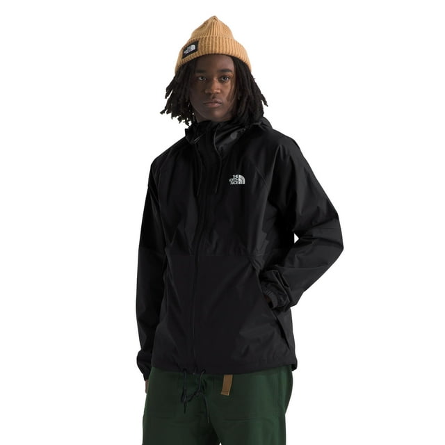 Chaqueta THE NORTH FACE Antora Rain con capucha impermeable para hombre, negra